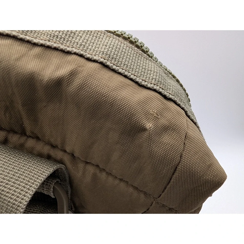Tommy Bahama Olive Green Nylon Backpack Travel Bag with Pockets